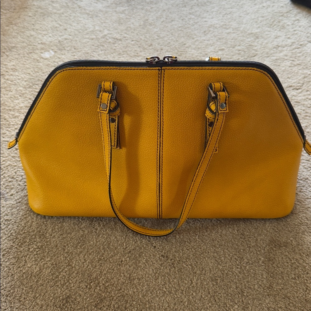 Vintage Christine Degennaro Italian leather bag